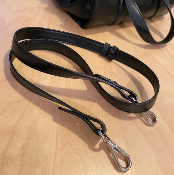 Black Satchel with Silver Detail - Picture 7 of 7